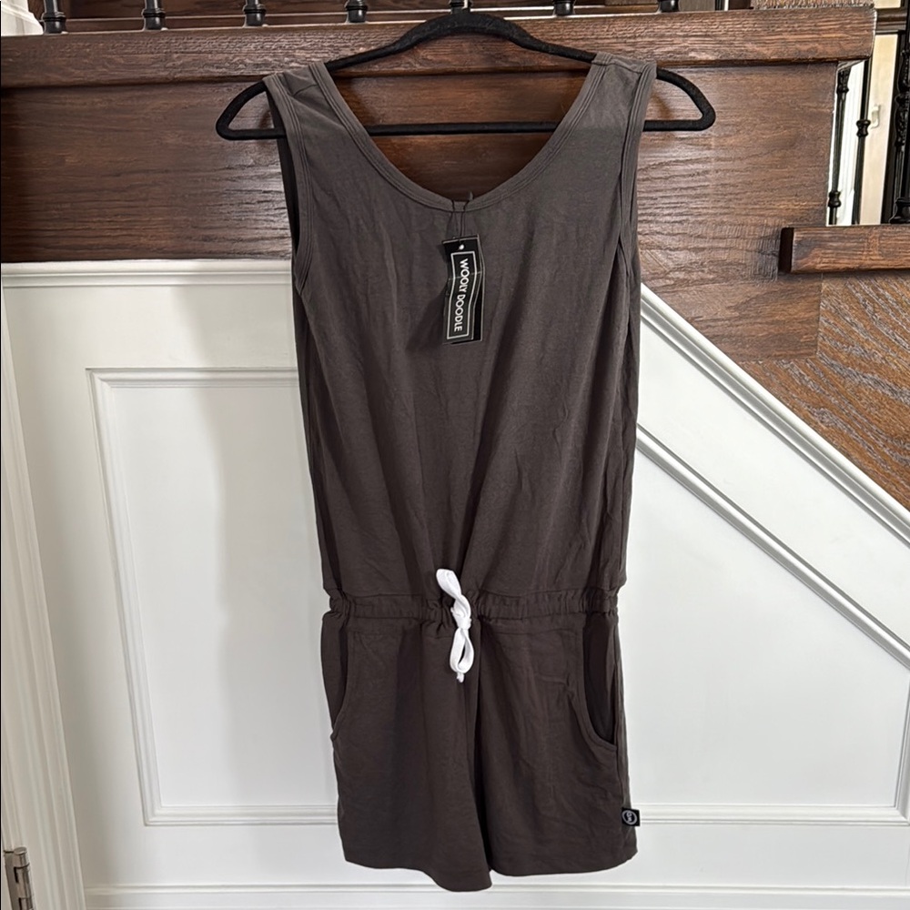 BNWT Wooly Doodle tank romper size S